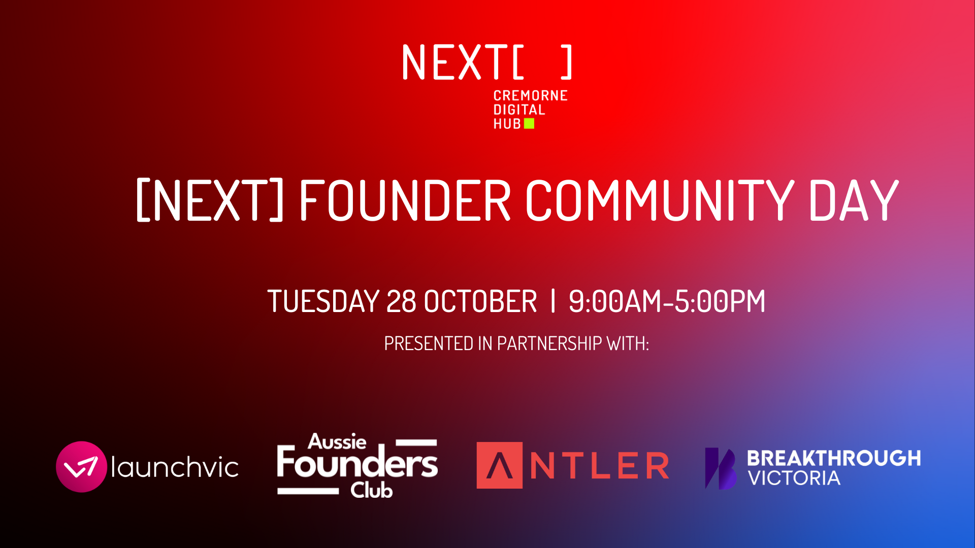 [NEXT] Founder Community Day
