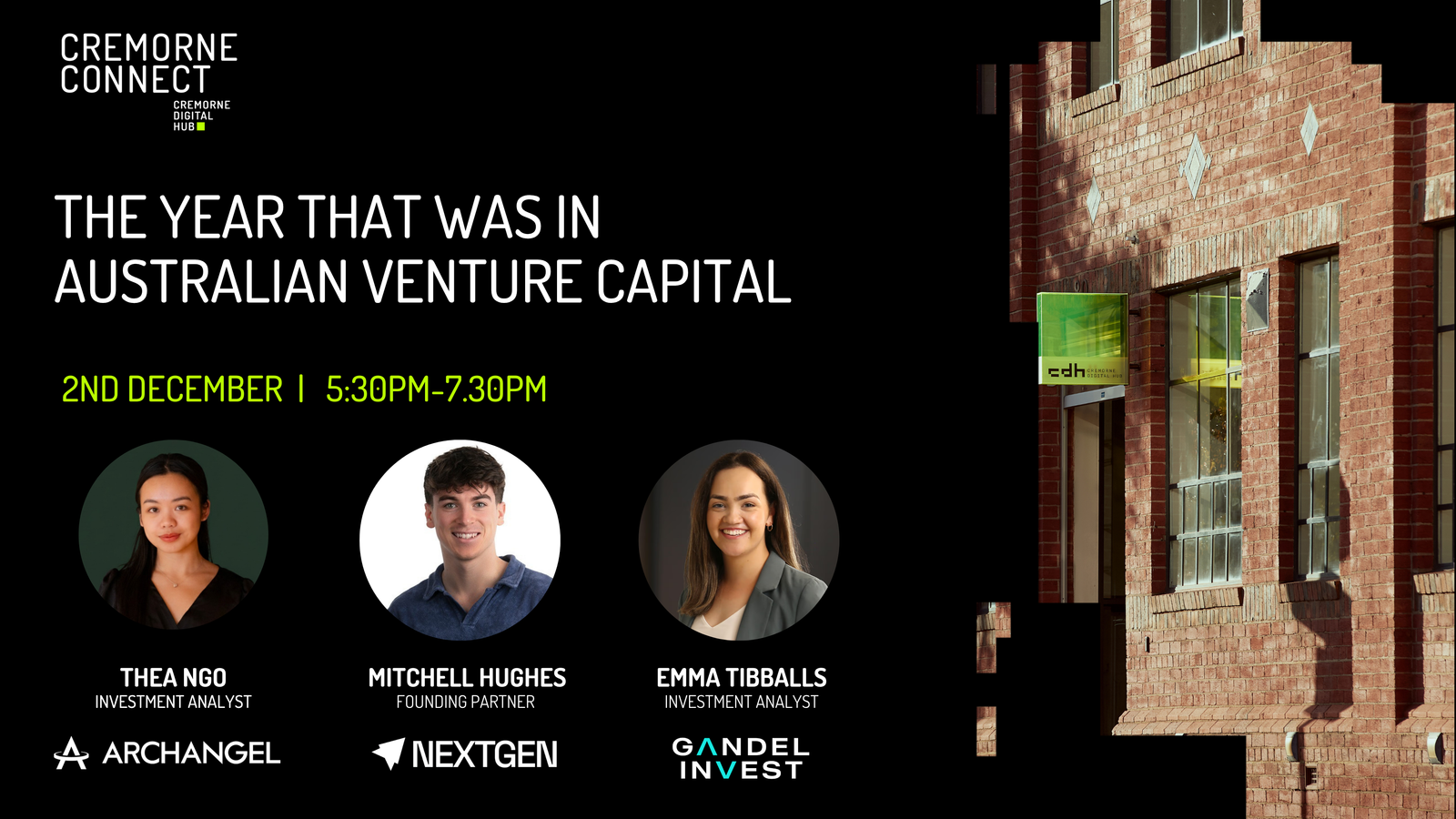 Cremorne Connect: The Year That Was in Australian Venture Capital