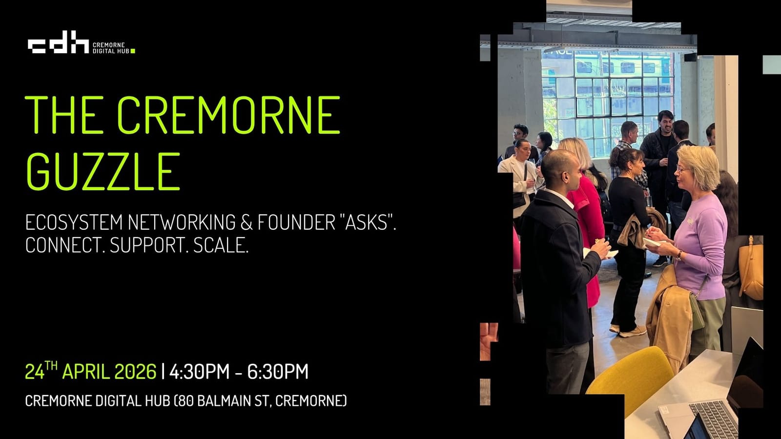 The Cremorne Guzzle: Ecosystem Networking & Founder "Asks"