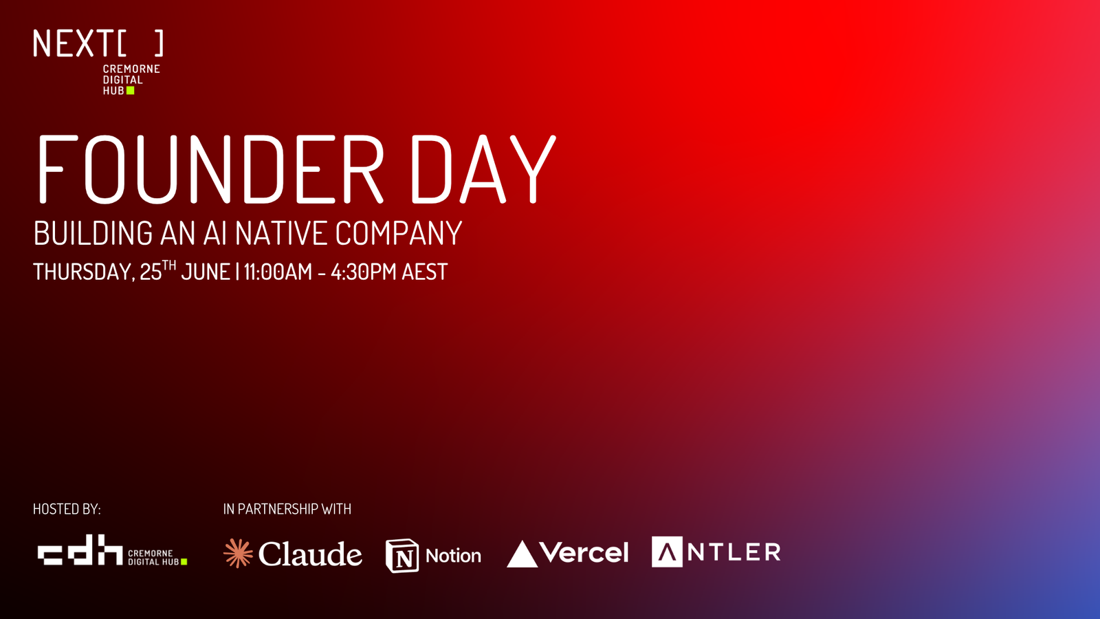Founder Day is Coming & We're Going AI Native