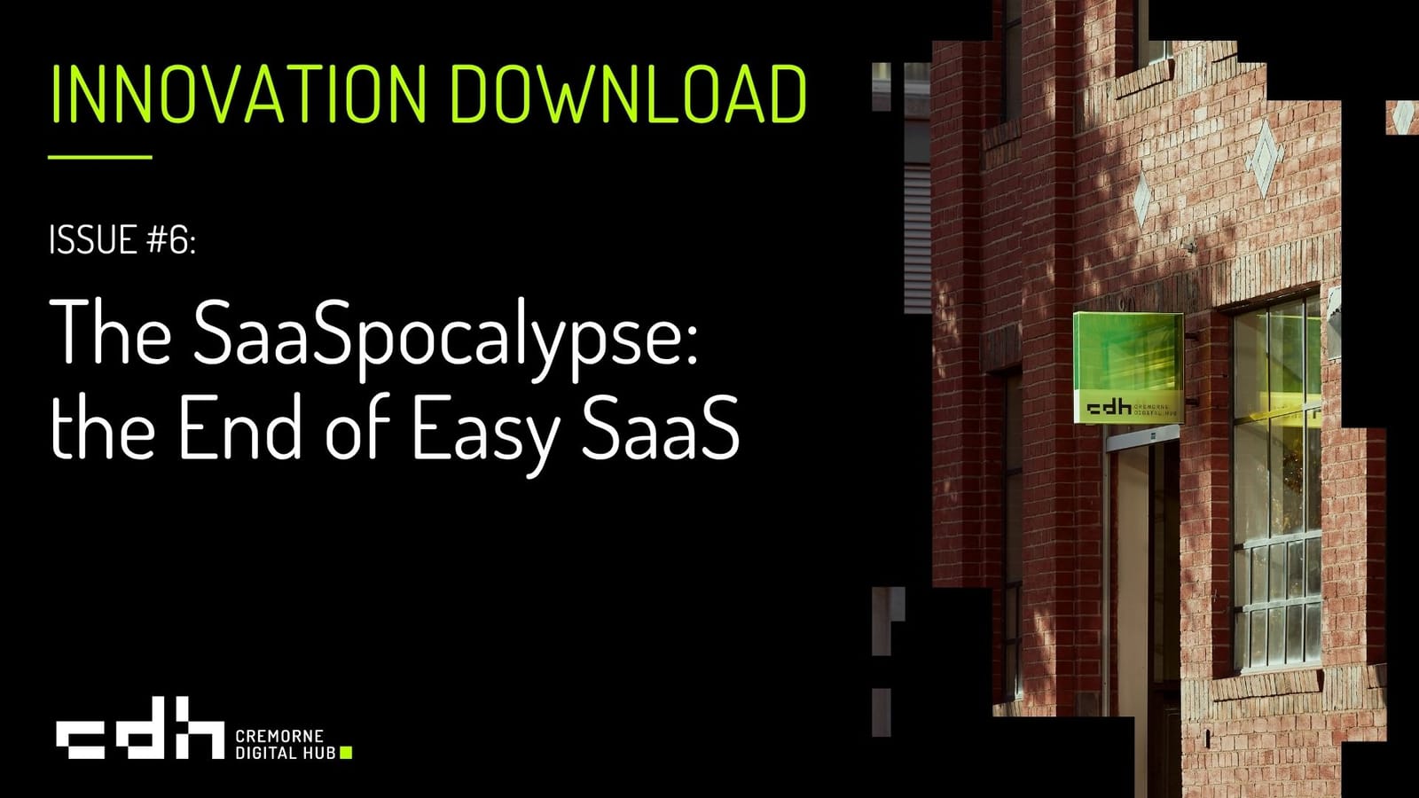 Issue #6: The SaaSpocalypse: the End of Easy SaaS