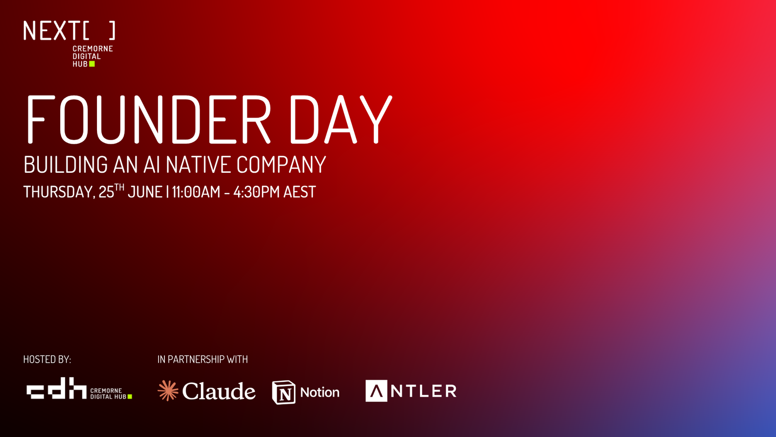 Founder Day is Coming & We're Going AI Native