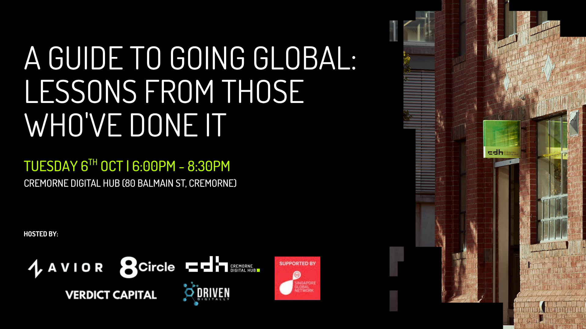 A Guide to Going Global: Lessons from those Who've Done It